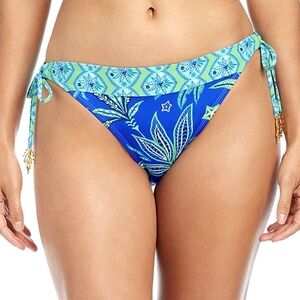 New SIZE 10 Tie Side Hipster Swim Bottom